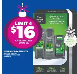 Real Canadian Superstore DOVE HOLIDAY GIFT SETS offer