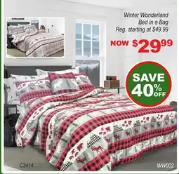 Oxford Mills Winter Wonderland Bed in a Bag offer
