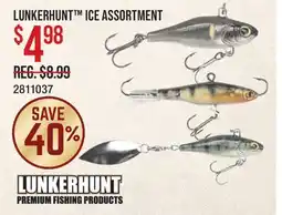 Cabela's LUNKERHUNT ICE ASSORTMENT offer