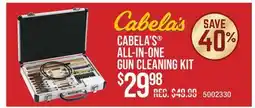 Cabela's CABELA'S ALL-IN-ONE GUN CLEANING KIT offer