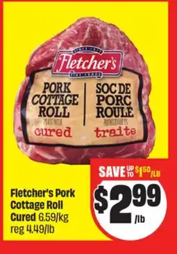 FreshCo Fletcher's Pork Cottage Roll Cured offer