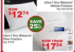 Oxford Mills Urban II Terry Waterproof Pillow Protectors offer