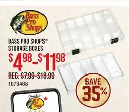 Cabela's BASS PRO SHOPS STORAGE BOXES offer