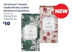 Real Canadian Superstore LIFE AT HOME SCENTED CANDLE GIFT SETS, CRAFTED HEIRLOOM OR COZY RETREAT, 2.5 OZ, 3' S offer