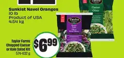 FreshCo Taylor Farms Chopped Caesar or Kale Salad Kit 574-632 g offer