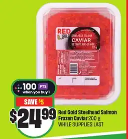 FreshCo Red Gold Steelhead Salmon Frozen Caviar 200 g offer
