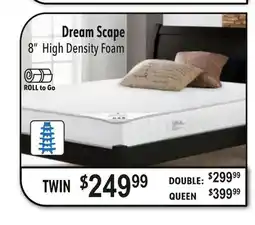 Oxford Mills Dream Scape 8 High Density Foam TWIN offer