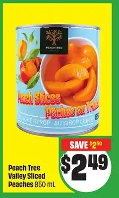 FreshCo Peach Tree Valley Sliced Peaches 850 mL offer