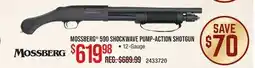 Cabela's MOSSBERG 590 SHOCKWAVE PUMP-ACTION SHOTGUN offer