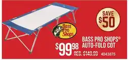 Cabela's BASS PRO SHOPS AUTO-FOLD COT offer