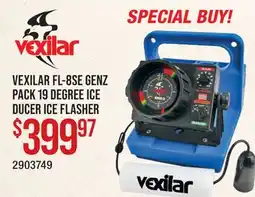 Cabela's VEXILAR FL-8SE GENZ PACK 19 DEGREE ICE DUCER ICE FLASHER offer