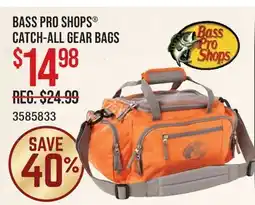 Cabela's BASS PRO SHOPS CATCH-ALL GEAR BAGS offer