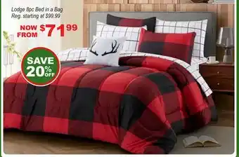 Oxford Mills Lodge 8pc Bed in a Bag offer