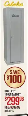 Cabela's CABELA'S 18 GUN CABINET offer