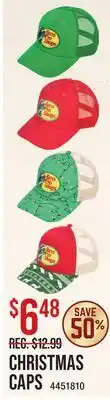 Cabela's CHRISTMAS CAPS offer