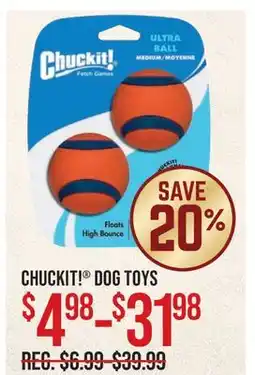 Cabela's CHUCKIT! DOG TOYS offer