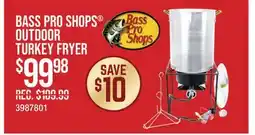 Cabela's BASS PRO SHOPS OUTDOOR TURKEY FRYER offer