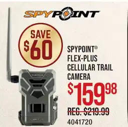 Cabela's SPYPOINT FLEX-PLUS CELLULAR TRAIL CAMERA offer