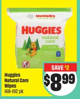 FreshCo Huggies Natural Care Wipes 168-192 pk offer