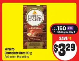 FreshCo Ferrero Chocolate Bars 90 Selected Varieties offer