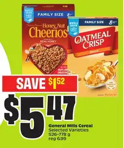 FreshCo General Mills Cereal Selected Varieties 526 - 778 g offer
