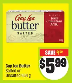 FreshCo Gay Lea Butter Salted or Unsalted 454 g offer