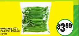 FreshCo Green beans 400 g Product of Canada or Mexico offer