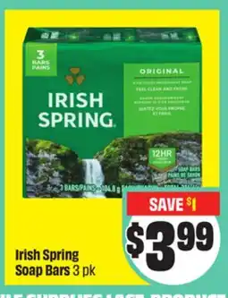 FreshCo Irish Spring Soap Bars 3 Pk offer