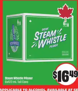 FreshCo Steam Whistle Pilsner 6x473 ml Tall Cans offer