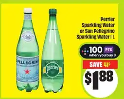 FreshCo Perrier Sparkling Water of San Pellegrino Sparkling Water 1 L offer