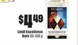 FreshCo Lindt Excellence Bars 50-100 g offer