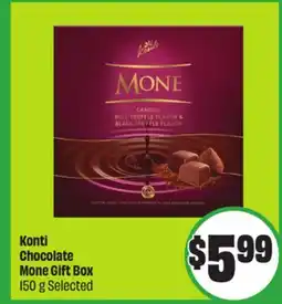 FreshCo Konti Chocolate Mone Gift Box 150 g Selected offer