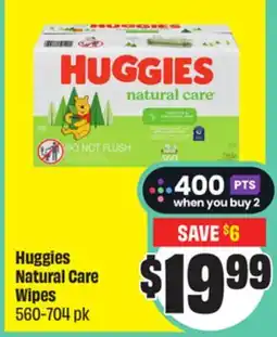FreshCo Huggies Natural Care Wipes 560-704 pk offer