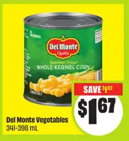 FreshCo Del Monte Vegetables 341-398 mL offer