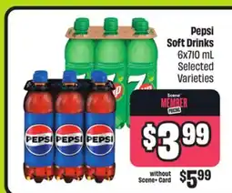 FreshCo Pepsi Soft Drinks 6x710 mL Selected Varieties offer