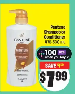 FreshCo Pantene Shampoo or Conditioner 476-530 mL offer