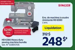 Walmart HD 6380 Heavy duty sewing machine bundle offer