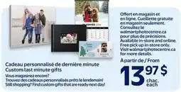 Walmart Custom Last Minute Gifts offer