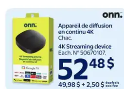 Walmart 4K Steaming device offer