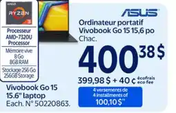 Walmart Vivobook Go 15 15.6 laptop offer