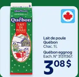 Walmart Québon eggnog offer