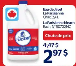 Walmart La Parisienne bleach offer