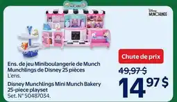 Walmart Disney Munchlings Mini Munch Bakery 25-piece playset offer