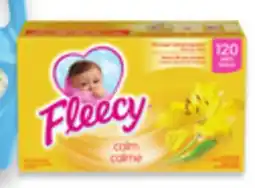 Walmart Fleecy dryer sheets 120s offer