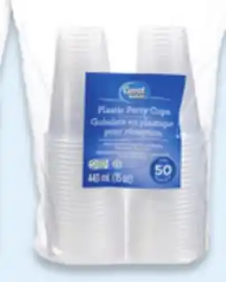 Walmart Great Value clear colour cups offer