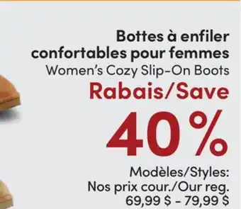 L'équipeur Women's Cozy Slip-On Boots offer