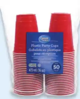 Walmart Great Value red personalized cups offer