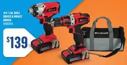Canac 18 V 1/2 in. Drill Driver & Impact Driver offer