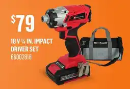 Canac 18 V 1/4 in. Impact Driver Set offer