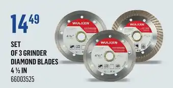 Canac Set of 3 Grinder Diamond Blades 4 1/2 in offer